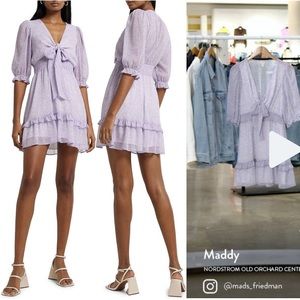 River Island Smocked Ruffle Mini Dress